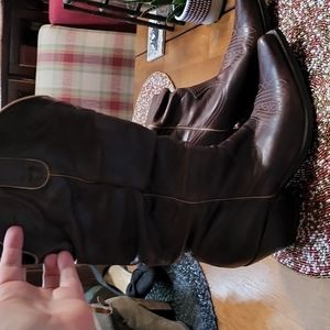 EUC Steve Madden Slouch Cowboy Boots Size 9